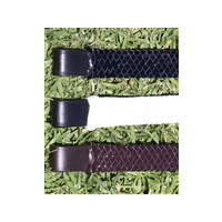 WHE Patent Leather Plaited Browband