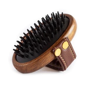 Rubber brush for sales hair