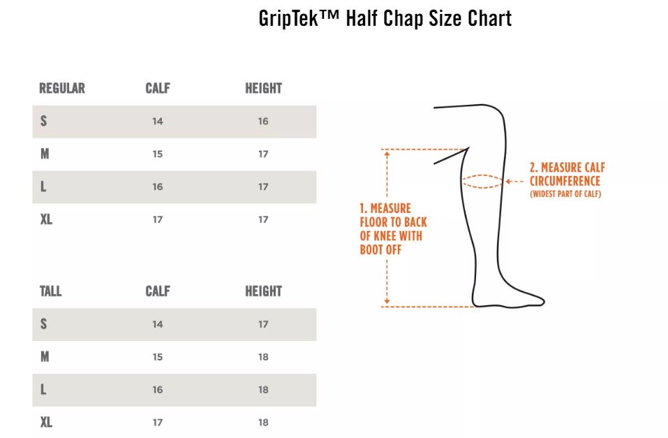 Kerrits Size Chart