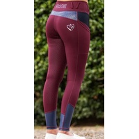 BARE Performance Tights - Ruby Croc