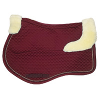 Zilco Estate Fleece Jumping Saddlepad - Claret