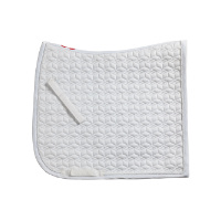 Zilco Diamondz Dressage Saddlecloth - White