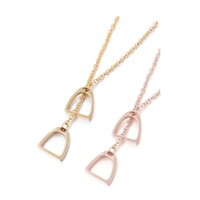Arion Double Stirrups Necklace