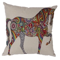 Cavallino Paisley Mosaic Horse Cushion