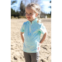 BARE Babes Quarter Zip Shirt - Princess Teal