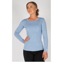 Bare Active Long Sleeve Tee Ice Blue