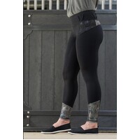 BARE Performance Tights - Dark Grey Shimmer