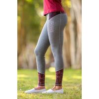 BARE Performance Tights - Grey Garnet