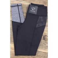 BARE No Grip Performance Tights - Stormy Rider