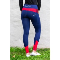 BARE Performance Tights - Oxford Red