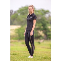 BARE Ladies Sequin Polo Shirt