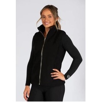 BARE Manor Teddy Winter Fleece Vest - Black