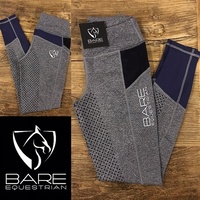 BARE Performance Tights Youth  - Blue Steel