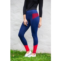BARE Performance Tights Youth - Oxford Red