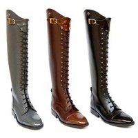 Derby Lace Up Top Boots