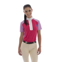 E.A. Direct Ladies Show Shirt - Swedish Oxer Azalea/Violet Tulle