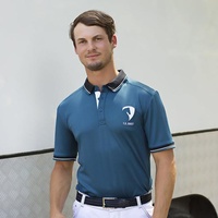 E.A. Direct Men's Polo Shirt Double - Legion Blue