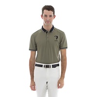 E.A. Direct Men's Polo Shirt Double - Dark Olive