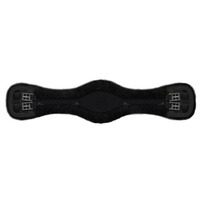 E.A Mattes Anatomic Girth - Black/Black Slim Line