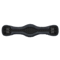 E.A Mattes Anatomic Girth - Dark Grey/Black Quilt