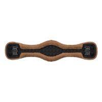 E.A Mattes Anatomic Girth - Honey/Black Quilt