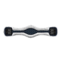 E.A Mattes Anatomic Girth - White/Navy Quilt