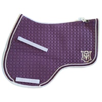 E.A Mattes AP Saddle Pad - Violett & White