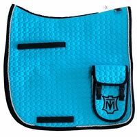 E.A Mattes Endurance Saddle Pad - Turquoise & Black