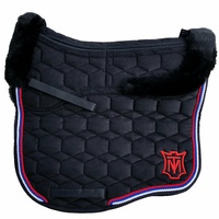 E.A Mattes Eurofit Full Fleece Correctional Saddle Pad - Black Velvet