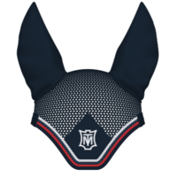 E.A. Mattes Soundproof Ear Bonnet - Navy/Red/White
