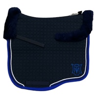 E.A Mattes Eurofit Top Fleece Saddle Pad - Navy & Royal Blue