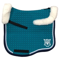 E.A Mattes Eurofit Top Fleece Saddle Pad - Petrol & Blue