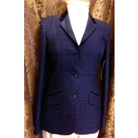 EQ Riding Jacket - Navy Check