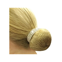 Equetech Hair Scrunchie - Crystal Bun Ring