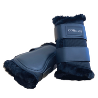 Cob Class Deluxe Fleece Lined Brushing Boots - Black