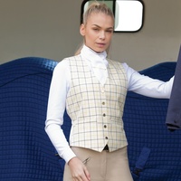 Equetech Classic Tattersall Check Waistcoat