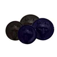 Equetech Button Set - Fox Head
