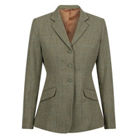 Thornborough Classic Tweed Riding Jacket - Green