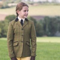 Equetech Childs Launton Deluxe Tweed Riding Jacket 