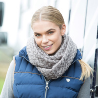 Equetech Metallic Deluxe Knit Infinity Scarf