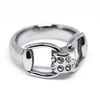 Equetech Snaffles Bit Diamante Ring