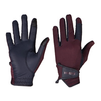 Horka Equestrian Pro Gloves - Bordeaux S