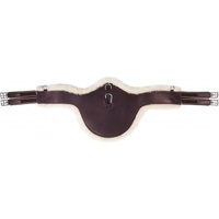 Horka Leather Studguard Girth with Sheepskin Lining