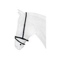 Horka White Padded English Noseband