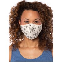 Kerrits Face Mask - Taupe Horses