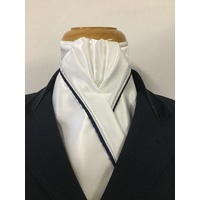 Plain Pretied Satin Stock (Double Pipe)