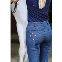 Peter Williams Ladies Denim Breeches - Stars