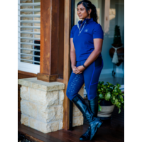 Peter Williams Ladies Storm Navy Riding Tights