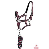 Red Horse Halter Set