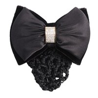 Huntington Crystal Row Show Bow w/ Hair Net